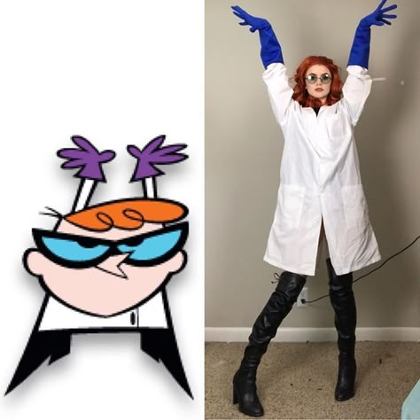 Red Head Halloween Costumes, Dexters Laboratory, Cartoon Halloween Costumes, Character Halloween Costumes, Fashion Costume Halloween, Quick Halloween Costumes, Costume Carnaval, Cartoon Costumes, Trendy Halloween Costumes