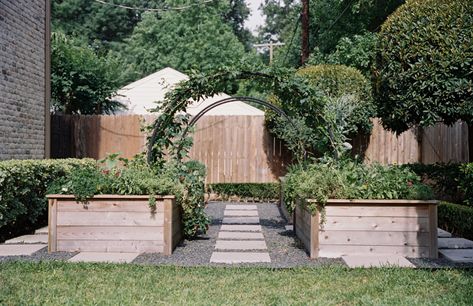 Raised Bed Garden Layout, Steel Edging, Fall Planting, Arch Trellis, Cedar Garden, Planting Plan, Design Blogs, Veg Garden, Vegetable Garden Design