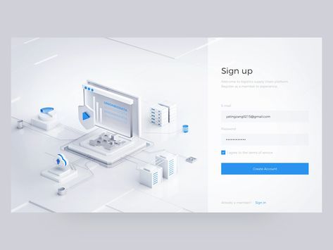 Data Demo Platform x Login Page by ZAN on Dribbble Log In Ui, Login Website, Login Page Design, Login Design, Web Design Ux Ui, Brochure Design Layout, Header Design, Creative Web Design, Web Ui Design