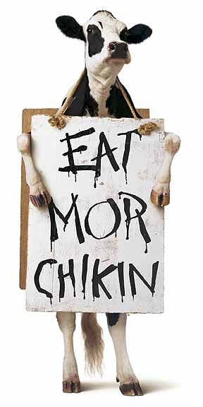 Chick- Fil- A Cow / Chick-Fil-A Restaurants Eat More Chikin, Eat Mor Chikin, Visual Rhetoric, Funny Breakfast, Chalkboard Sayings, Cow Appreciation Day, Eat More Chicken, Chick Fil A, Dog Costume