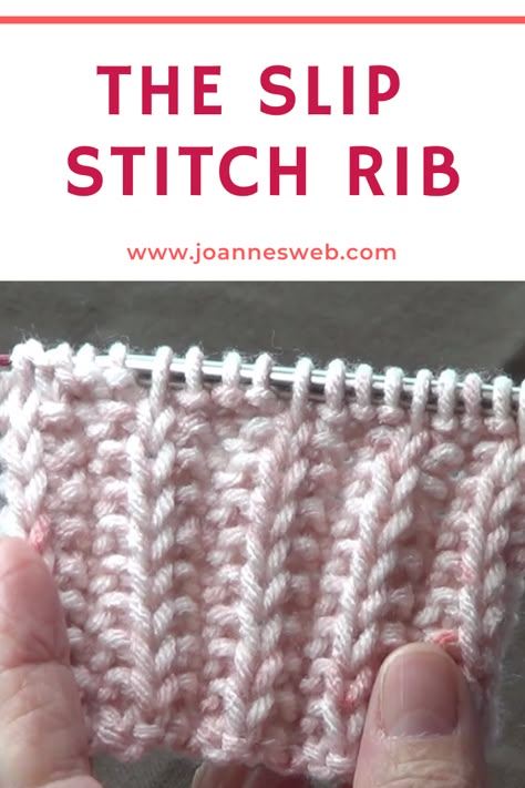 Rib Stitch Knitting Tutorials, Rib Knitting Patterns, Rib Knit Stitch Patterns, Knitted Ribbing Patterns, Knitting Rib Stitch Patterns, Knitting Rib Stitch, Knitting Ribbing, Knit Slip Stitch, Slip Stitch Ribbing