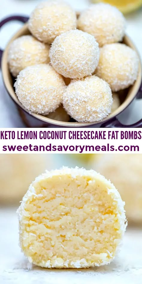 Lemon Coconut Cheesecake, Dolce Poche Calorie, Keto Quiche, Desayuno Keto, Coconut Cheesecake, Postre Keto, Breakfast Low Carb, Keto Diet Breakfast, Desserts Keto