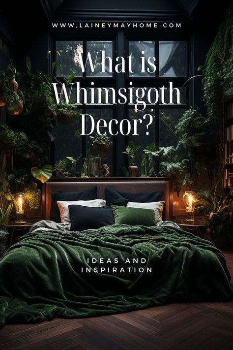 What is whimsigoth? Explore this decor style that blends whimsical and gothic into one dreamy atmosphere. Find out eight ways to embrace this new trend! #whimsygothbedroom #whimsygothdecor Witchy Boho Home Decor, Gothic Cottage Core Living Room, Venetian Decor Interior Design, Gothic Whimsy Decor, Cozy Whimsical Home, Modern Gothic Home Decor Living Room, Enchanted Room Ideas, Moody Whimsical Interior, Goth Bohemian Decor