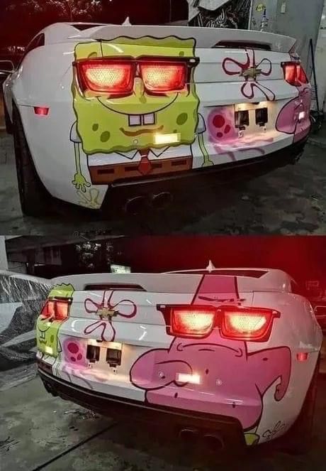 Patrick Spongebob, Car Memes, Sponge Bob, Street Racing Cars, Street Racing, Pretty Cars, Future Car, Cute Cars