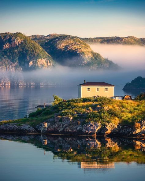 Imagine having a backyard like this! A misty morning at Burin Newfoundland. . . . . . . #newfoundland #newfoundlandandlabrador #explorenl #explorenewfoundland #explorecanada #canada #burin #outports #outport #landscape #landscapephotography #landscapephotos #newfoundlandphotos #newfoundlandphotagrapher #newfoundlandphotography Canada Newfoundland, Labrador Canada, Newfoundland Canada, Scotland Forever, Morning Fog, House Sitting, Explore Canada, Newfoundland And Labrador, A Hill