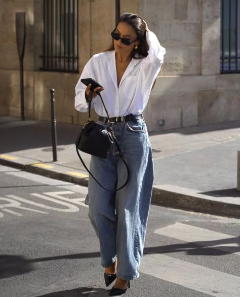 Fashion 60s, Outfit Chic, Outfit Jeans, Looks Street Style, Outfit Trends, Casual Work Outfits, Mode Inspo, Looks Chic, 가을 패션