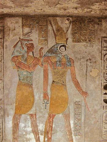 The Egyptian God Geb Geb Egyptian God, Ancient Thebes, Goddess Sekhmet, Starověký Egypt, Ancient Egypt Gods, Egyptian Painting, Ancient Kemet, Ancient Africa, Historical Illustration