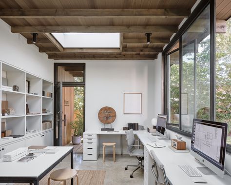 Accessory Dwelling Unit, Backyard Office, Work Chair, Office Workspace, Architecture Office, Studio Space, Guest Suite, Office Interior Design, Home Office Design