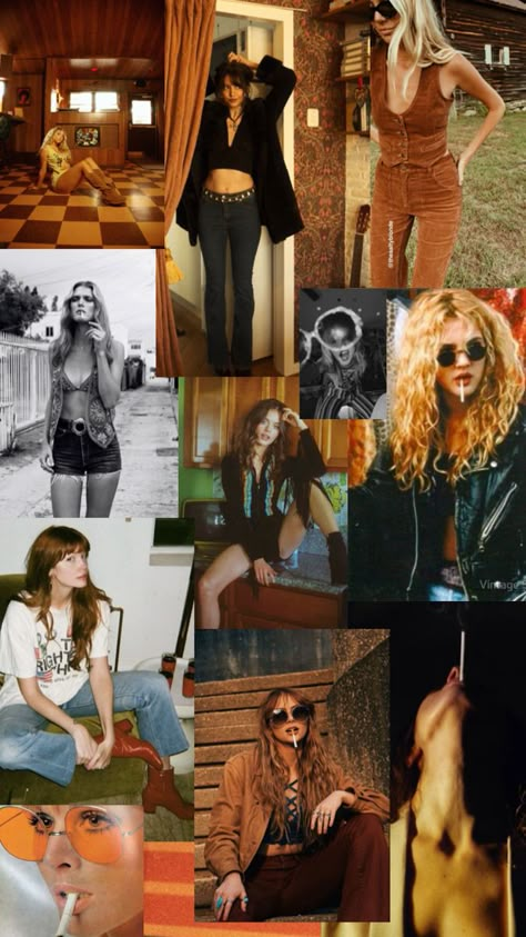 Moody and grungy 70s themed photoshoot Rockstar Aesthetic 70s, 70s Vibe Photoshoot, Grunge 70s Aesthetic, Vintage Branding Photoshoot, 80s Aesthetic Photoshoot, 1970 Photoshoot, 70s Groupie Aesthetic, 70s Style Photoshoot, 70s Grunge Aesthetic