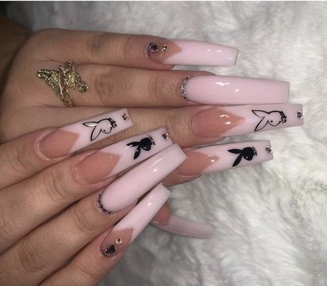 Unghie Gangsta, Trap Nails, Trap Style, Street Nails, Classy Nails, Fire Nails, Long Acrylic Nails, Glow Up?, Stylish Nails