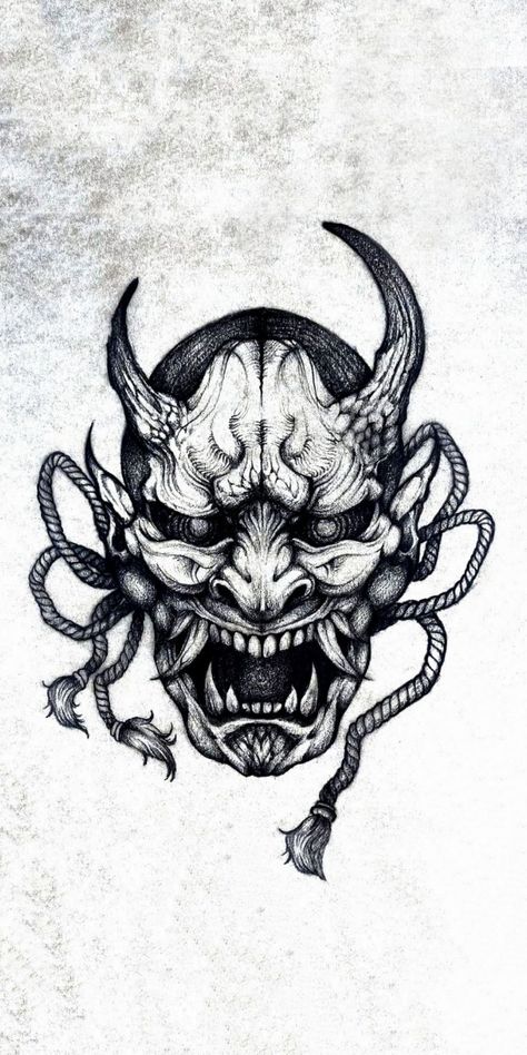 Pin by Ace Suzuki on Wallpaper | Samurai tattoo design, Oni mask tattoo, Creepy tattoos Aka Tattoo, Hannya Maske Tattoo, Hannya Maske, Samurai Mask Tattoo, Japanese Demon Tattoo, Tattoo Designs With Meaning, Japanese Mask Tattoo, Designs With Meaning, Oni Mask Tattoo