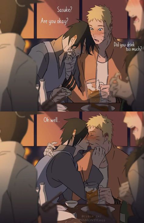 Sasuke And Naruto Love, Naruto Mignon, Naruto And Sasuke Kiss, Manga Naruto, Sasuke X Naruto, Naruko Uzumaki, Naruto Sasuke Sakura, Naruto Comic, Naruto Ship