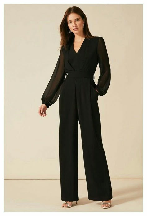 Orchestra Outfit, Jumpsuit Outfit Wedding, Classy Jumpsuit Outfits, Black Jumpsuit Outfit, Classy Jumpsuit, Jumpsuit Outfits, Evening Jumpsuit, Jumpsuit Elegant, Jumpsuit Outfit