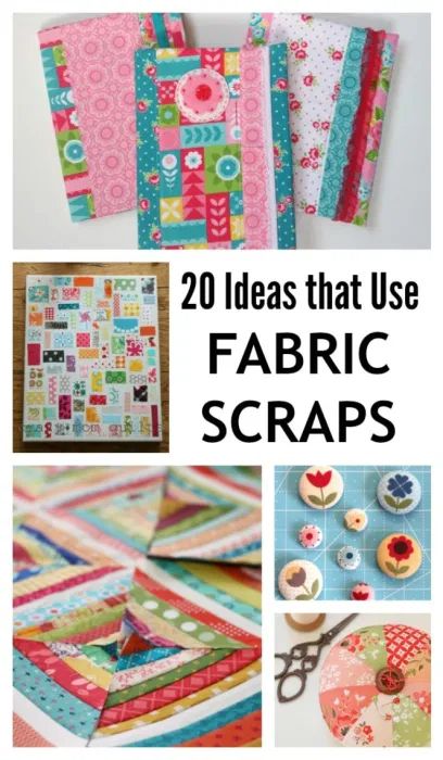 Ideas to use fabric scraps | Diary of a Quilter - a quilt blog Home Ec Sewing Projects, No Sew Fabric Projects, Quick Sewing Projects To Sell, Sewist Patterns, Fabric Scrapes, Fabric Upcycling, Recycle Fabric Scraps, Use Fabric Scraps, Fabric Upcycle