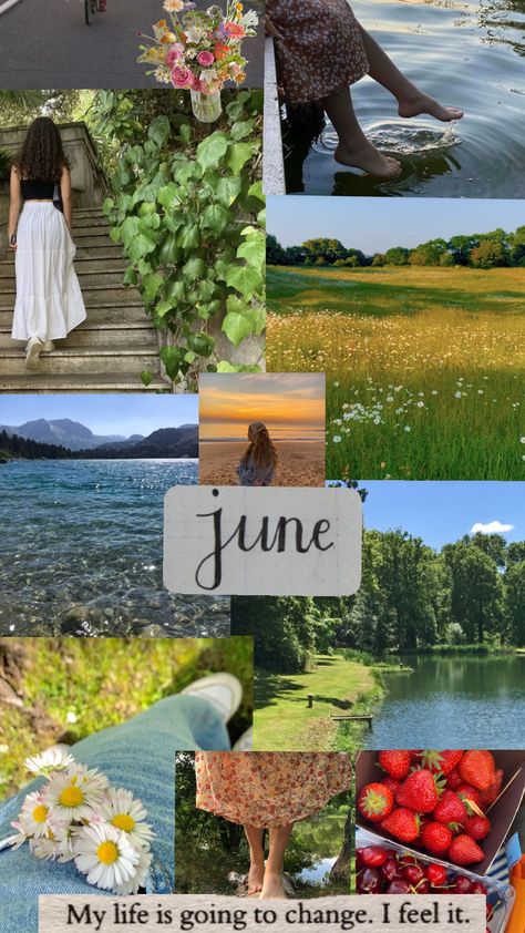 #months aesthetics #june #✨🫶💚 June Girls Aesthetic, Aesthetic June Wallpaper, June Aesthetic Month Wallpaper, June Astetic, Hello June Wallpaper, June Aesthetic Wallpaper, June Aesthetic Month, June Collage, June Wallpaper Aesthetic