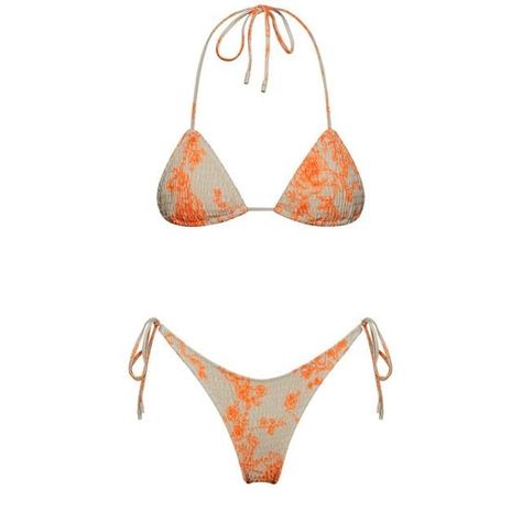 Sexy Triangle Push Up Bikini Set Brazilian String Thong Swimwear Ruched Bandage Bikinis Women Two P