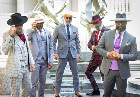 The Silver Fox Squad, Group Poses, Holiday Giveaways, Silver Fox, Black Men Fashion, Tie And Pocket Square, Pocket Square, School Outfits, Men Dress