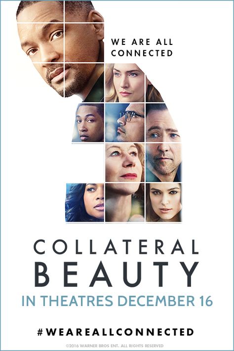 Collateral Beauty Movie, Jacob Latimore, Collateral Beauty, We Are All Connected, Helen Mirren, Blu Ray Discs, Losing A Child, Keira Knightley, Kate Winslet