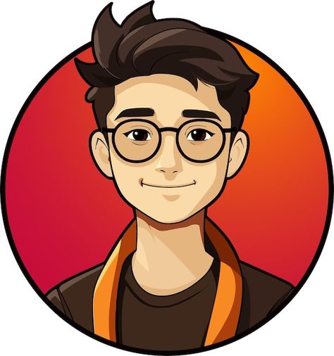 Profile Picture Logo Design, Premium Vector Illustration, Vector Face Illustration, Cartoon Vector Art, Gaming Character Design, Pfp For Instagram Boy, Dp Photos For Whatsapp, Profile Picture Gaming, Designer Profile Photo