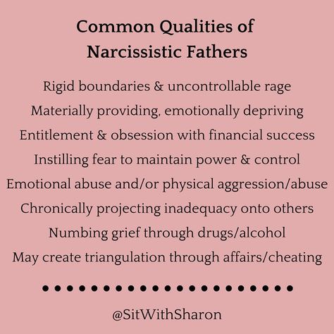 Narcissistic Fathers, Narcissistic Father, Changing Thoughts, Narcissism Quotes, Narcissism Relationships, Mental Health Facts, Narcissistic People, Narcissistic Parent, Narcissistic Behavior