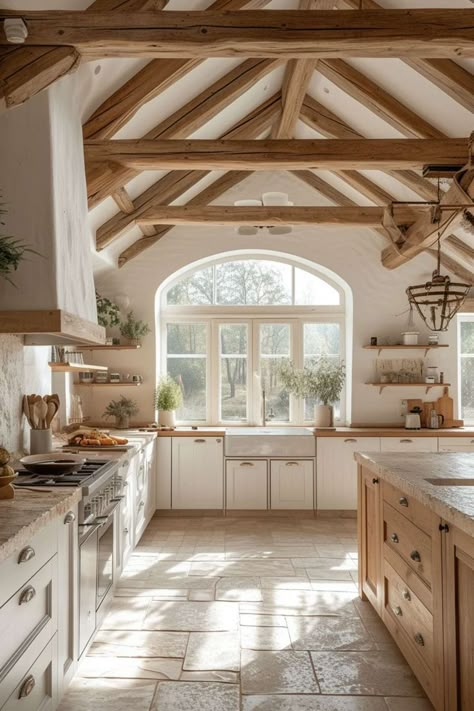 French Country Interior, French Country Kitchen Designs, Timeless Kitchen Design, Country Interior Design, Rustic Kitchen Cabinets, Country Kitchen Designs, Timeless Kitchen, Farmhouse Kitchen Design, Rustic Farmhouse Kitchen