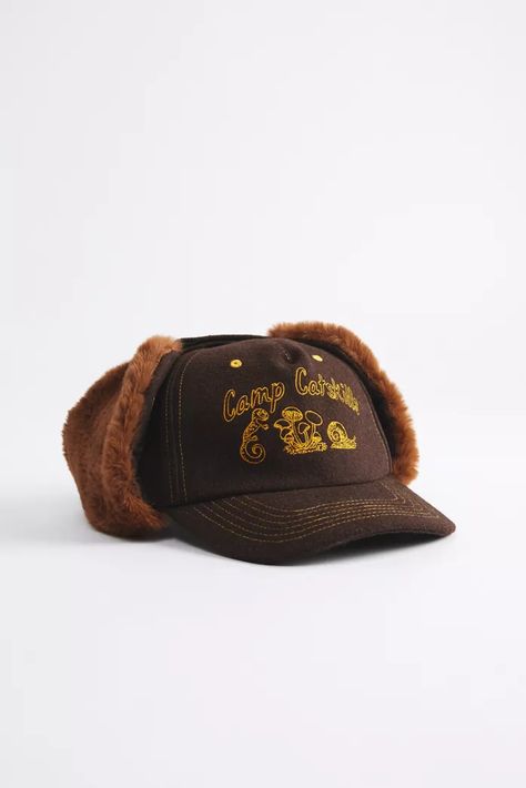 Men's Hats | Boonie, Bucket + Fitted Hats | Urban Outfitters Camping Hat, Streetwear Hats, Fur Trapper, Cap Embroidery, Mens Beanie Hats, Mens Bucket Hats, Hat Wool, Men's Shoes Accessories, Hats Baseball