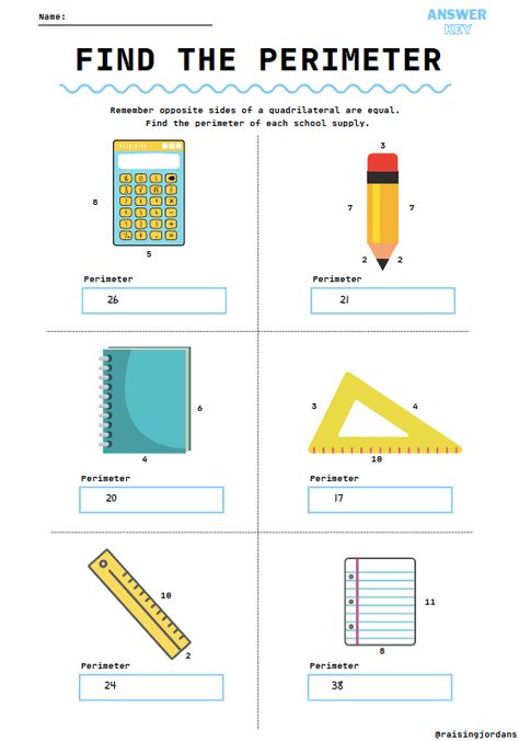 no prep area, perimeter and volume practice sheets and hands-on activities for general or special education Hands On Perimeter Activities, Area And Perimeter Activities, Perimeter Activities, Finding Area, Area Worksheets, Area Perimeter, Perimeter Worksheets, Math Activities For Kids, Kids Math