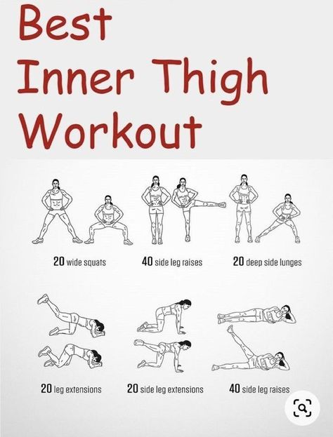 with these 5 simple exercises!   #innerthighs #exercise Laying Down Exercises, Easy Full Body Workout, Laying On Bed, Best Inner Thigh Workout, Tiny Habits, 30 Day Ab Challenge, Tiny Habit, Thigh Workout, Crunches Workout