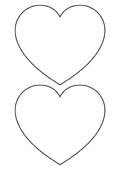 Free Printable Heart Templates – Large, Medium & Small Stencils to Cut Out - What Mommy Does Heart Patterns Printable, Heart Shapes Template, Printable Heart Template, Perfect Heart, Heart Stencil, 2 Hearts, Shape Templates, Heart Printable, Printable Valentine