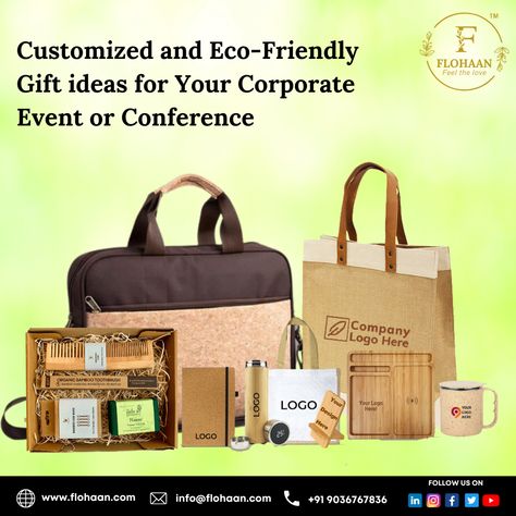 🌱 Elevate your corporate event or conference with customized and eco-friendly gift ideas! 🎁💚 Our sustainable options are designed to impress and inspire, while minimizing our carbon footprint. 🌍 Let's make a positive impact together! 🤝🌿 

#Flohaan #FlohaanGifts #FlohaanCorporateGifts #SustainableGifting #CorporateResponsibility #EcoFriendlyChoices Brand Merch, Sustainable Gifts, Eco Friendly Gifts, Promotional Products, Carbon Footprint, Love Gifts, Corporate Gifts, Corporate Events, Anniversary Gifts