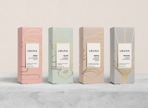 Product 360 Creative provided branding and packaging design for this bespoke skincare collection from Japan. Japan Branding Design, Make Up Packaging Design, Skincare Product Design, Serum Packaging Design, Cosmetics Branding, Luxury Box Design, Packaging Creative, Desain Merek, Cosmetics Packaging