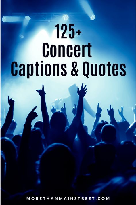 Can't think of a good Insta caption for your fave concert? Check out our huge collection of concert Instagram captions and quotes. Concert captions ideas | concert captions short | concert captions funny | concert captions country | concert captions for Instagram | concert quotes | concert quotes for Instagram | concert captions for Instagram stories | concert captions for instagram | IG captions | Insta captions | social media captions | music captions | festival captions Concert Buddy Quote, Concert Quotes Feelings, Concert Night Captions, Concert Dump Captions, Quotes About Concerts, Caption For Concert Pictures, Country Concert Quotes, Concert Caption Ideas, Concert Quotes Instagram