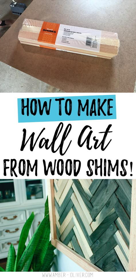 Easy Wall Art, Wood Art Diy, Cheap Wall Art, Wood Wall Art Diy, Diy Wand, Reclaimed Wood Wall Art, Simple Wall Art, Inspire Me Home Decor, Diy Holz