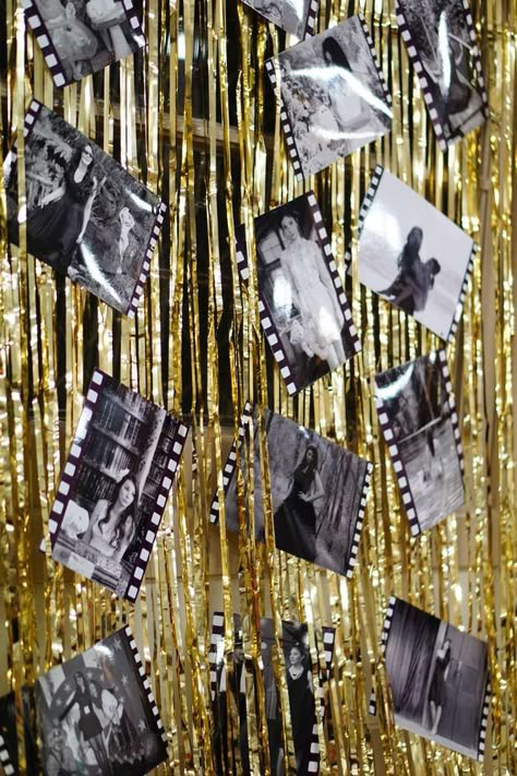 Old Money Decorations Party, Friend Party Ideas, Hollywood Birthday Party Ideas, Hollywood Birthday Party, Hollywood Theme Party Decorations, Deco Cinema, Hollywood Birthday Parties, Oscars Party Ideas, Cinema Party