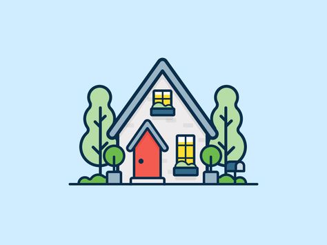 Tiny House House Graphic Illustration, Simple House Illustration, Cute House Illustration, House Doodle, Home Illustration, House Icon, Adobe Illustrator Design, House Graphic, Cover Wattpad