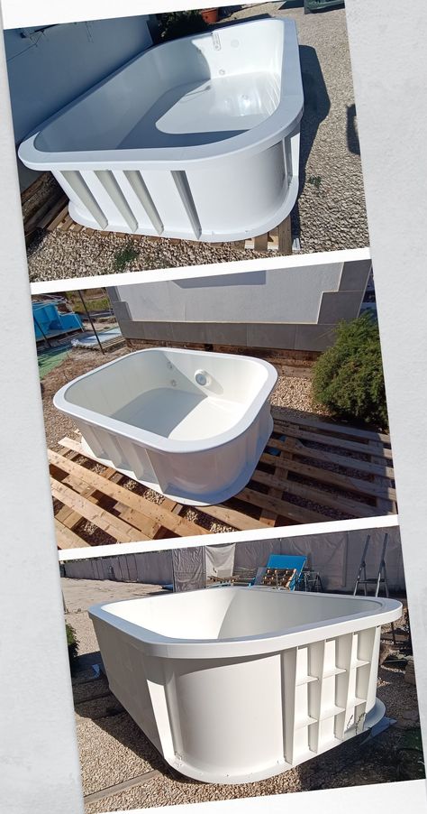 Mini piscina elevadas para terrazas, áticos, solariums Mini Piscina Patio, Mini Swimming Pool, Kleiner Pool Design, Pool Diy, Pool Prices, Small Swimming Pools, Mini Pool, Small Pool Design, Diy Pool