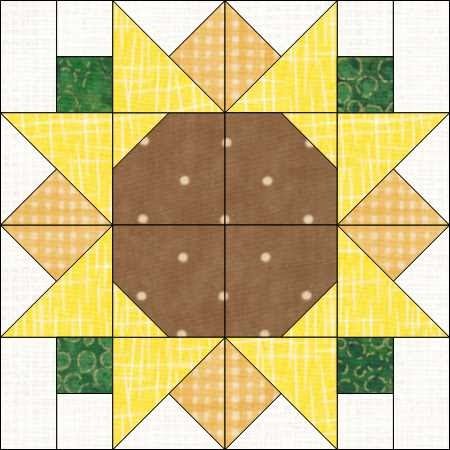 Sunflower Quilt Pattern, Sunflower Quilt Block, Free Barn Quilt Patterns, Types Of Quilts, Sunflower Quilt, Flower Quilt Patterns, Fall Quilt Patterns, Sunflower Quilts, Painted Barn Quilts