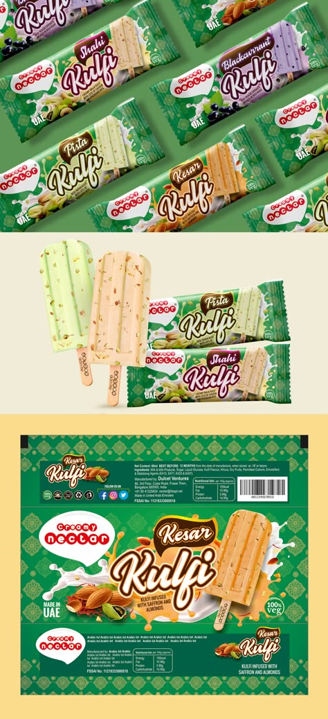 CN - Ice cream Packaging-Popsicle on Behance Kulfi Packaging Design, Popsicle Ice Cream Packaging, Ice Cream Box Packaging, Candy Package Design, Ice Cream Design Ideas, Candy Box Design, Product Creative Ads, Popsicles Packaging, Popsicle Packaging