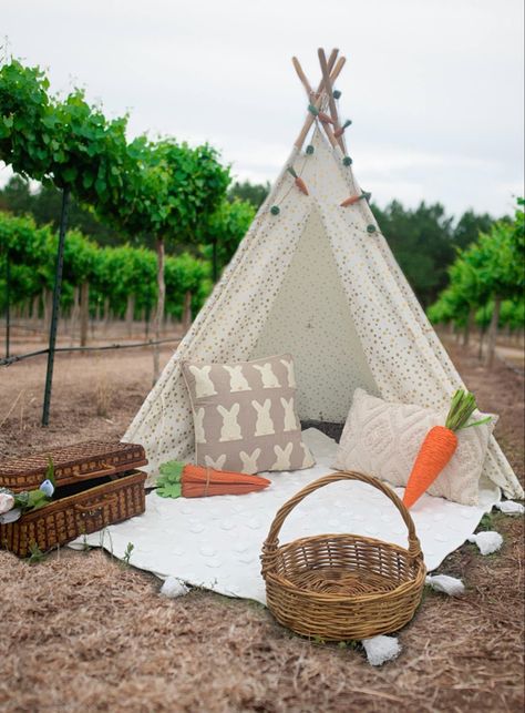 Outdoor Easter Photos, Easter Teepee Photography Mini Sessions, Cute Easter Picture Ideas, Easter Mini Photoshoot, Diy Easter Photoshoot Kids, Outdoor Easter Mini Session Ideas, Easter Set Up Photography, Easter Mini Session Outdoor, Outside Easter Photography Ideas