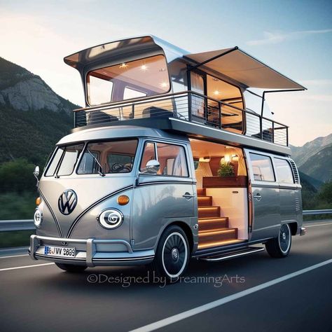 Tourer Motorcycles, Rv Design, Volkswagen Minibus, Volkswagen Vans, Vintage Vw Bus, Bus Life, German History, Vintage Vw, Eco Friendly Travel