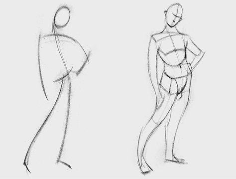 How To Master Gesture Drawing: Tips & Tricks For Artists Figure Drawing Tutorial, Gesture Drawing Poses, Drawing Examples, Human Figure Drawing, Anatomy Sketches, Different Poses, Drawing Simple, Figure Sketching, Gesture Drawing