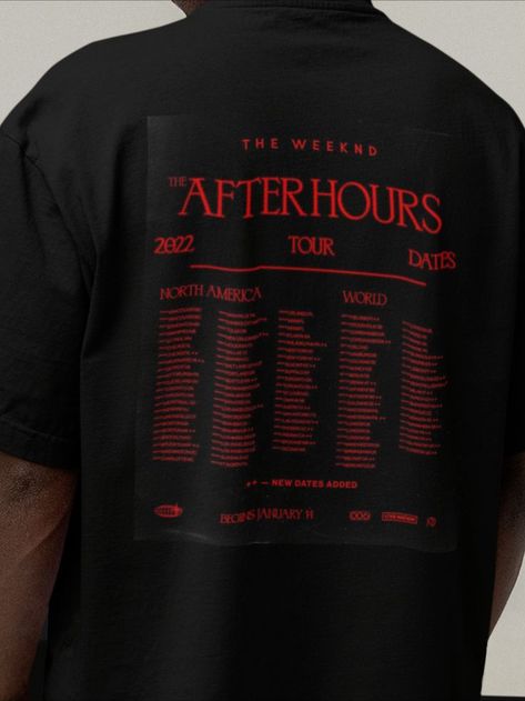 The Weeknd Clothes, The Weeknd Vibes, The Weeknd T Shirt, Weeknd Merch, The Weeknd Merch, After Hours Till Dawn, The Weeknd After Hours, Weeknd After Hours, The Weeknd Concert