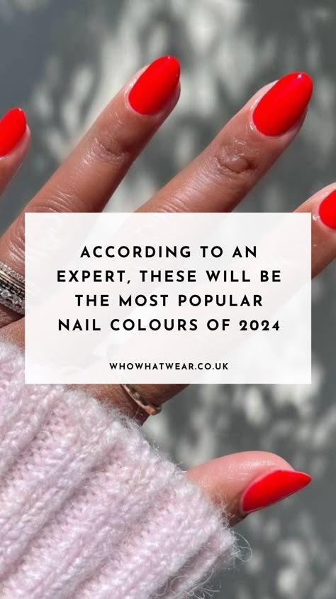 I just spoke to a nail expert who shared the most popular nail colours for 2024. Find out more about which shades to go for here. Nails Colours 2024, Nail Colours Spring 2024, Nail Colour Trends 2024, Nail 2024 Spring, Nail Color 2024 Spring, Nail Color For Mexico Vacation, Spring Nail Color 2024 Trends, Nails 2024 Trends Spring, 2024 Spring Nails Trend