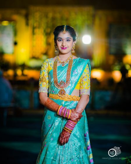 Half Saree Function Photo Poses, Half Saree Ceremony Stills, Half Saree Stills Indoor, Saree Ceremony Stills, Half Saree Function Stills, Saree Function Stills, Function Poses, Puberty Poses, Half Saree Stills