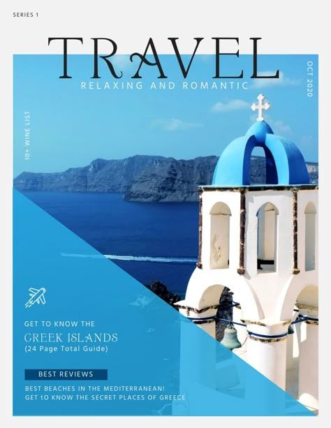 Travel - Magazine Cover Template #ad , #PAID, #Paid, #Magazine, #Cover, #Template, #Travel Travel Magazine Cover Ideas, Travel Magazine Cover Design, Interior Design Magazine Cover, Brides Magazine Cover, Magazine Ad Design, Travel Magazine Cover, Wedding Magazine Cover, Sports Magazine Covers, Magazine Cover Layout