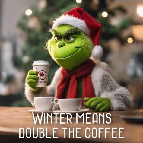 Christmas Quotes Grinch, Coffee Art Drawing, Grinch Coffee, Grinch Images, Cuban Restaurant, Winter Christmas Scenes, Style Quotes, Coffee Meme, Coffee Quotes Funny