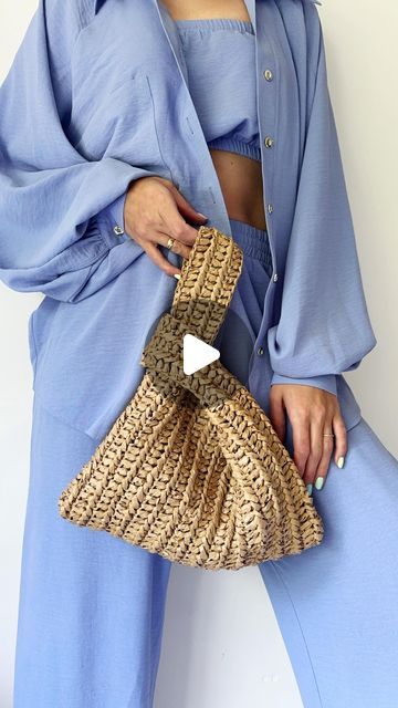 Judyta Aniserowicz | Luxury handmade on Instagram: "🥜..Mili raffia
The handmade bag exudes a unique summer vibe with its vibrant colors and artisanal touch. It’s perfect for adding a pop of personality any outfit this season🌷

@lelu.london 
Bag model: Mili raffia
Color:  natural 📜
Bag to order www.lelubag.com #wristbag 

🥠🥠🥠🥠🥠🥠
#summer2024 #pouchbag #crochetfashion #holidaybag #raffiabag #stylingideas #beachbags" London Bag, Holiday Bag, Bag Model, Raffia Bag, Handmade Bag, Pouch Bag, Crochet Fashion, Handmade Bags, Beach Bag