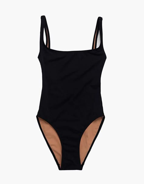 Where To Buy Your Bikinis, One Piece Swimsuit Aesthetic, Madewell Swimsuit, Classy Swimsuit, Black One Piece Bathing Suit, Chic Swimwear, Black Bathing Suit, One Piece Bathing Suits, Black One Piece Swimsuit