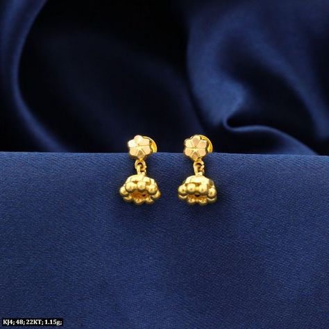 1gram Gold Earrings With Price, Kids Earrings Gold Indian, Small Jhumkas Gold, Gold Earrings With Price, Earrings With Price, Pearl Bridal Jewelry Sets, Fashion Jewelry Necklaces Gold, Gold Earrings For Kids, Small Earrings Gold