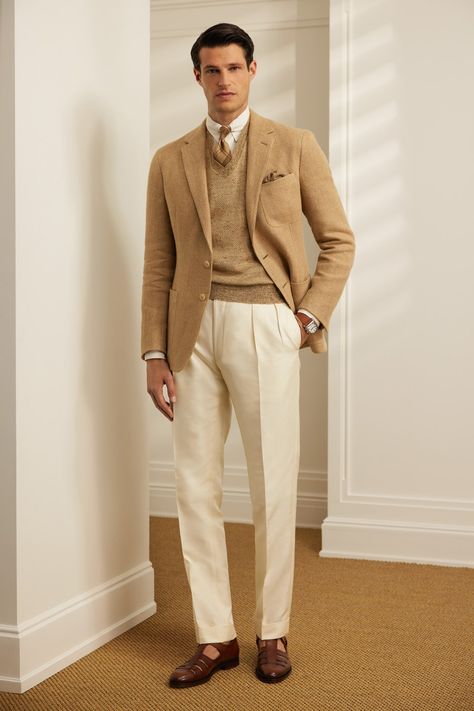 2024 Menswear, Style Anglais, Ralph Lauren Suits, Gentleman Outfit, Classy Suits, Ralph Lauren Menswear, Party Inspo, Men Stylish Dress, Ralph Lauren Style